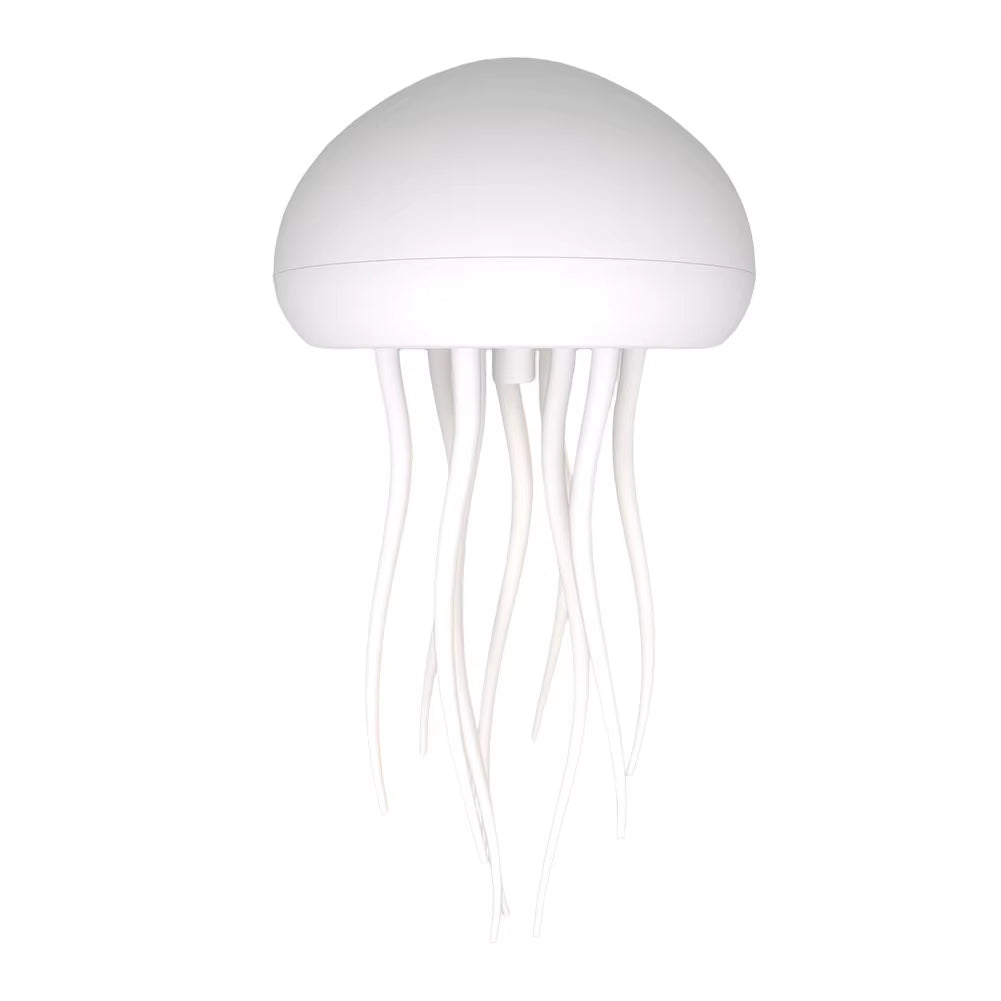 Creative Jellyfish Light Voice Control Type-C Charging Cute Jellyfish Bedside Lamp Flexible Tentacles for Holiday Children Gifts